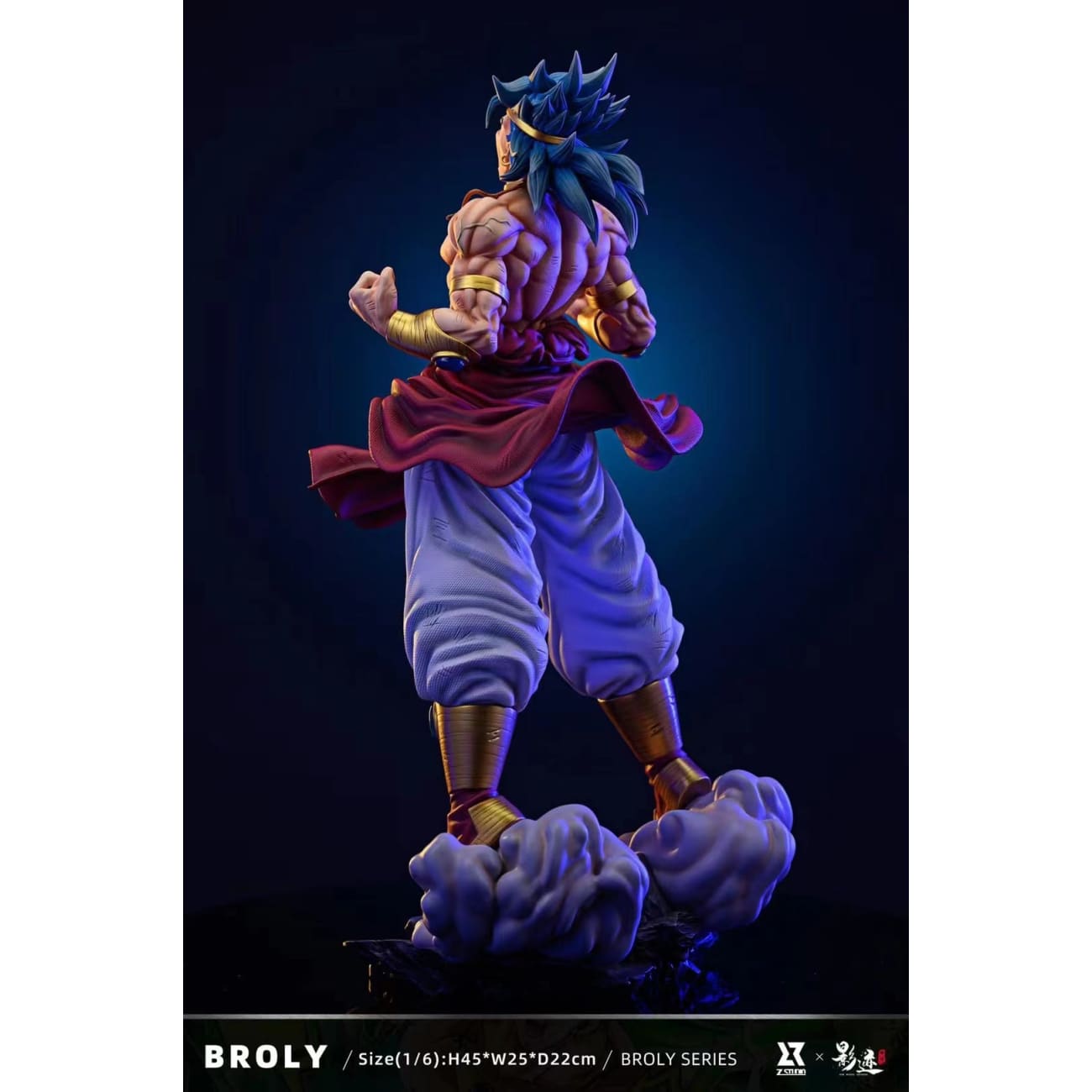 Z Studio x Dim Model Studios - Broly Super Saiyan A-type [Mysterious Blue / Purple Of Evil Spirits]