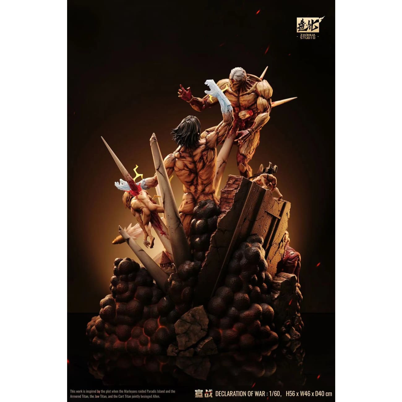 ZaoHua Studio - Declaration of War Eren Yeager vs Reiner Braun [2 Variants]