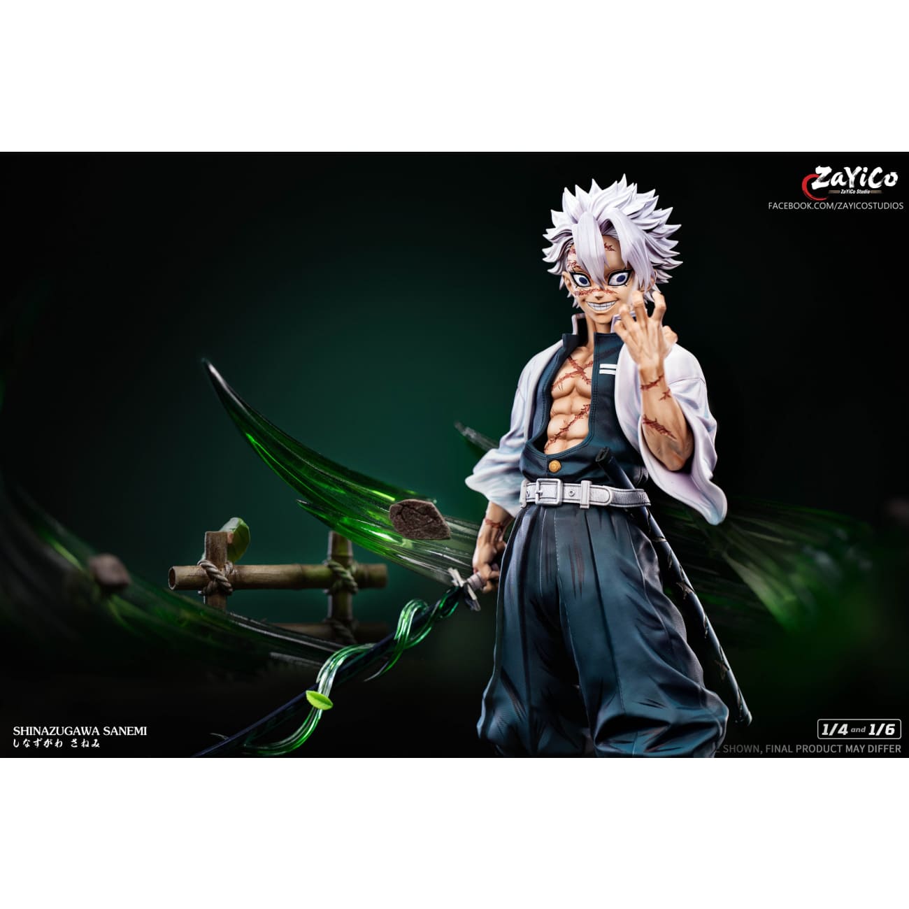Zayico Studio - Wind Hashira Sanemi Shinazugawa [2 Variants]