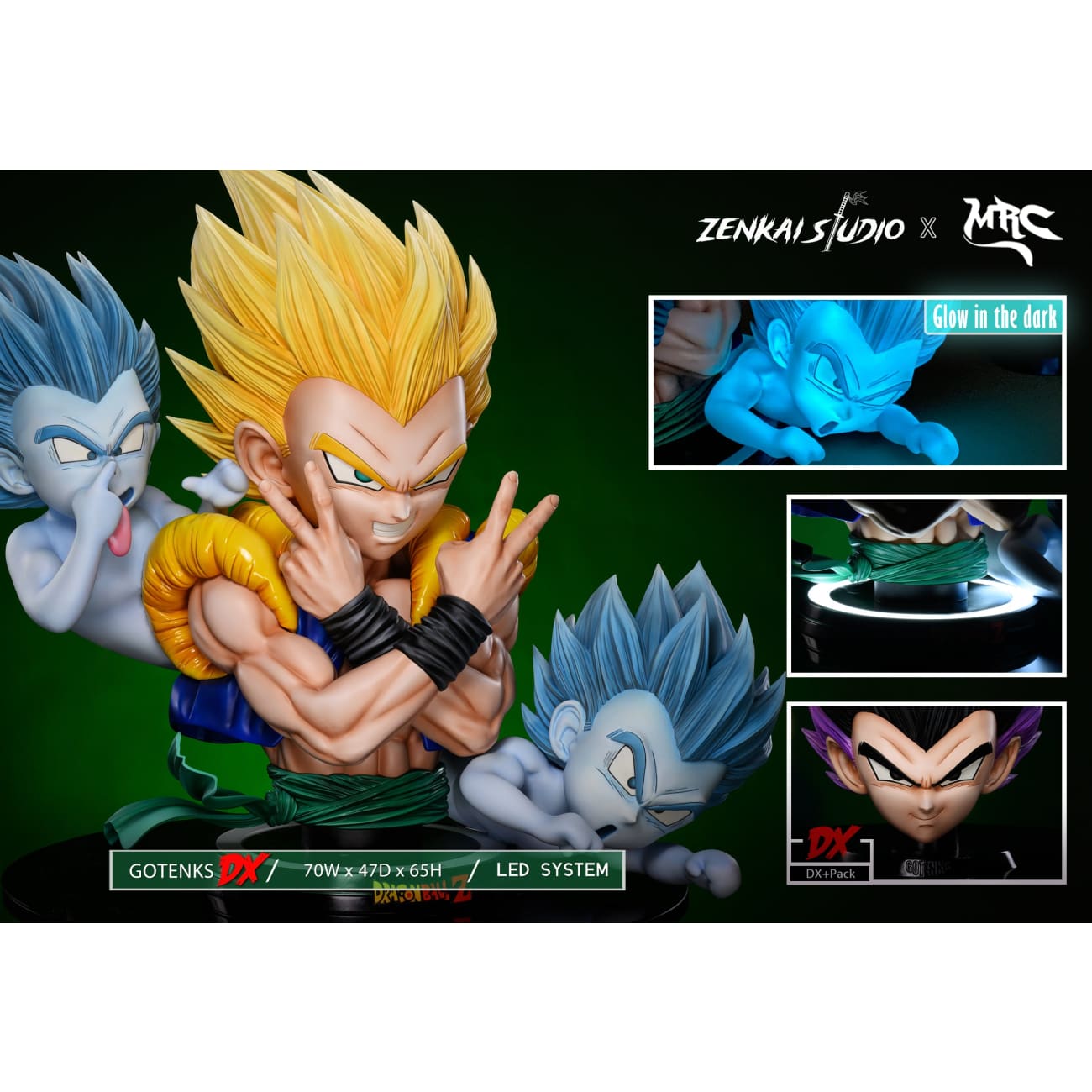 Zenkai Studio x MRC Studio - Gotenks Bust [4 Variants]