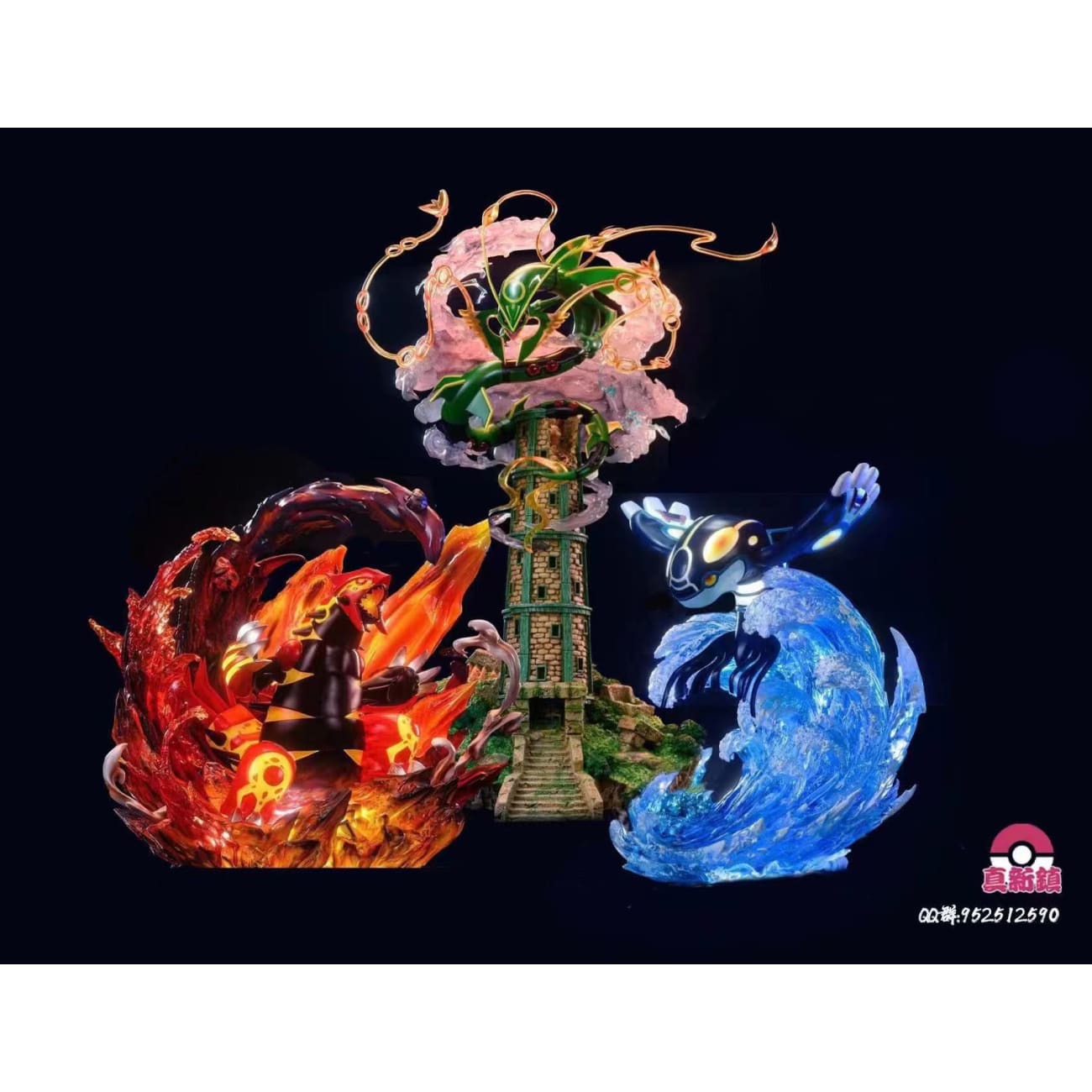 Zhen Xin Zhen /ZXZ Studio- The Three God Groudon/Kyogre/Rayquaza  [1/20 scale]