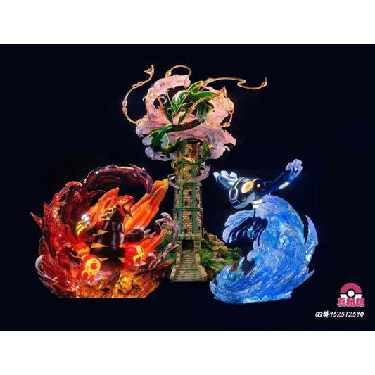 Zhen Xin Zhen /ZXZ Studio- The Three God Groudon/Kyogre/Rayquaza  [1/20 scale]