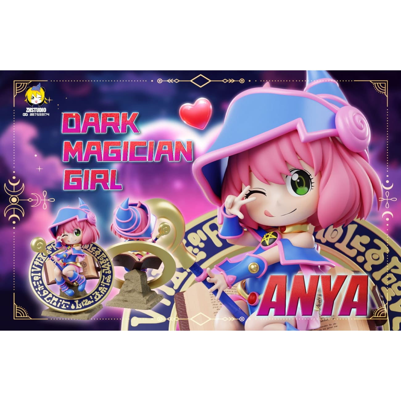 Zheng Huo Studio - Anya Forger Cosplay Dark Magician Girl [2 Variants]