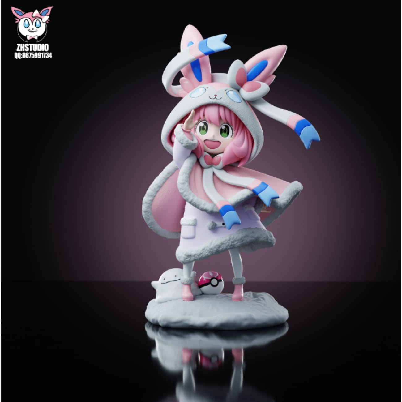 Zheng Huo Studio - Anya Forger Cosplay Sylveon [2 Variants]