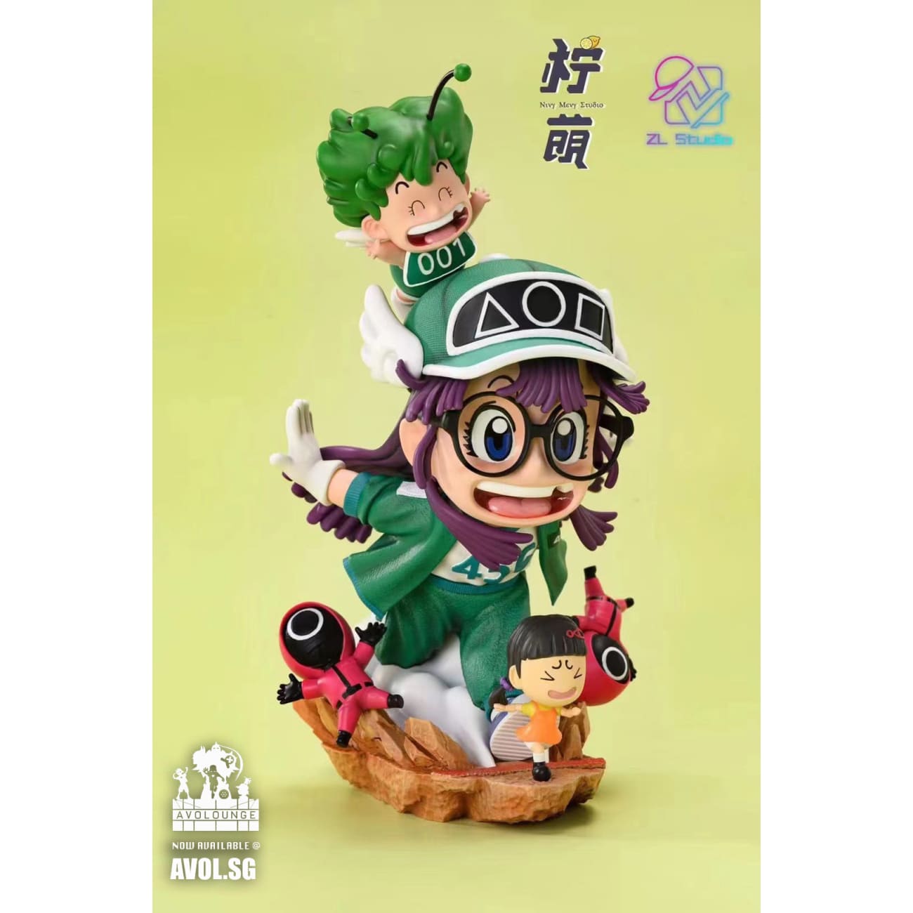 ZL studio - Arale in Squid Game theming