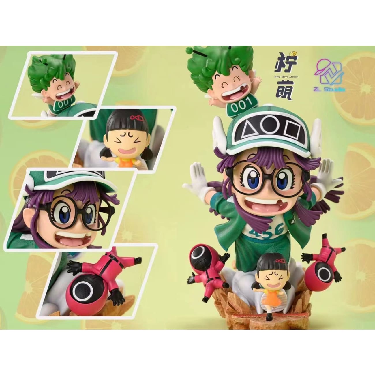 ZL studio - Arale in Squid Game theming