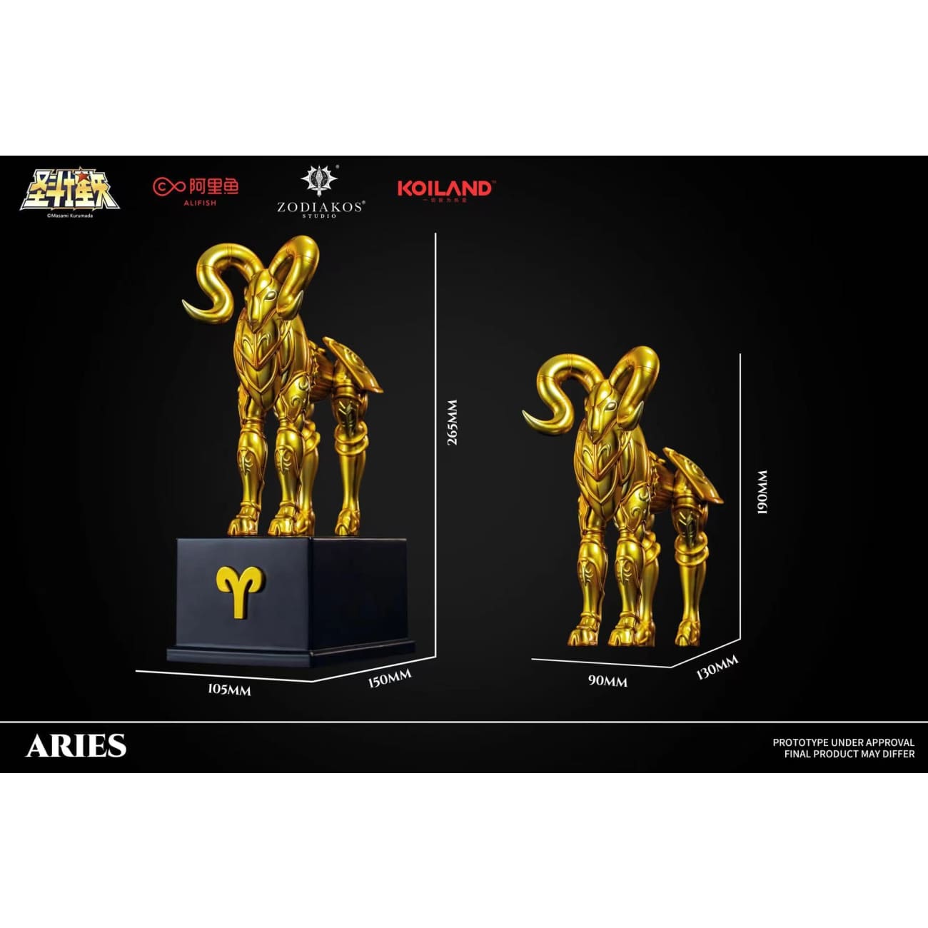 Zodiakos Studio x Masami Kurumada - Aries Cloth [Licensed]