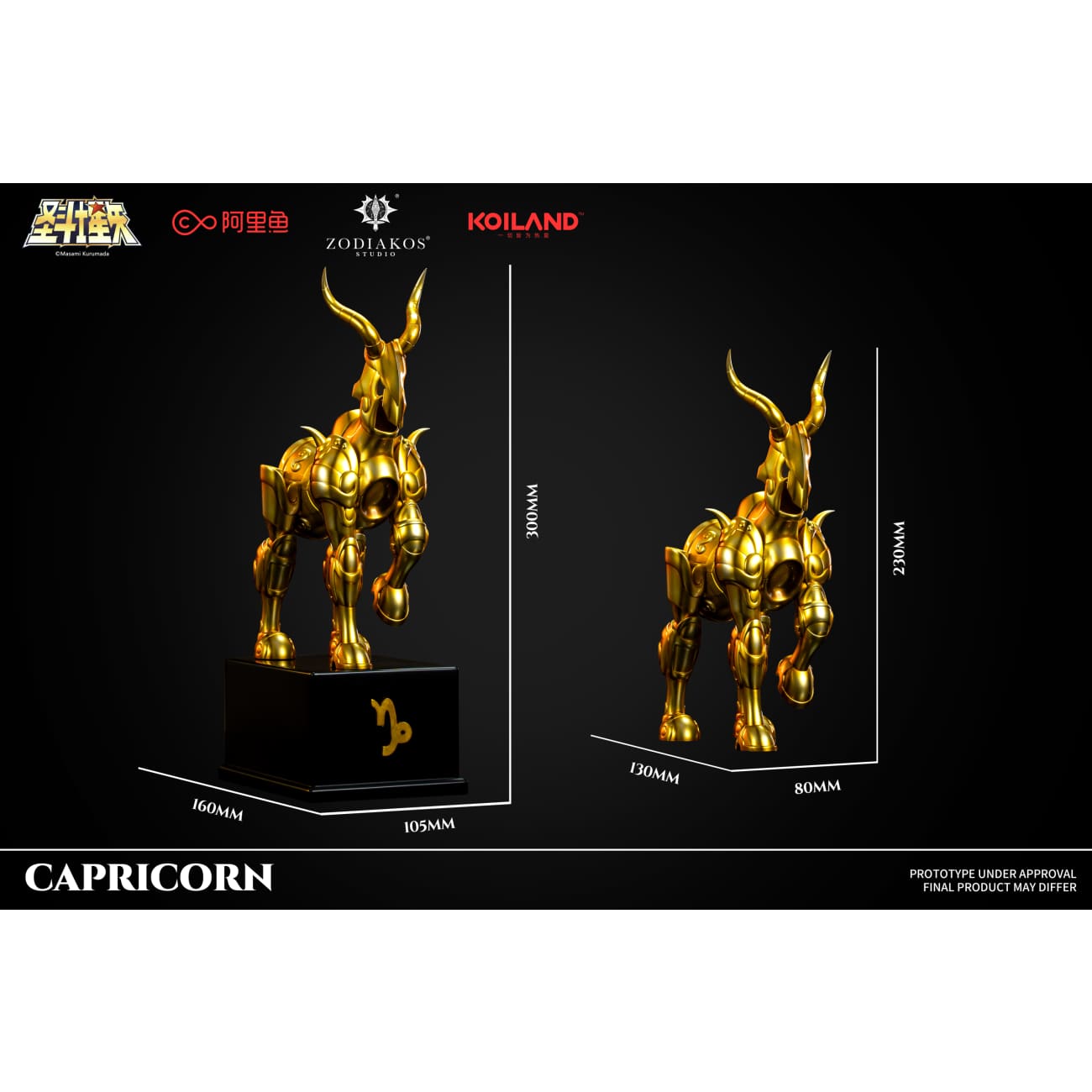 Zodiakos Studio x Masami Kurumada - Capricorn Cloth [Licensed]