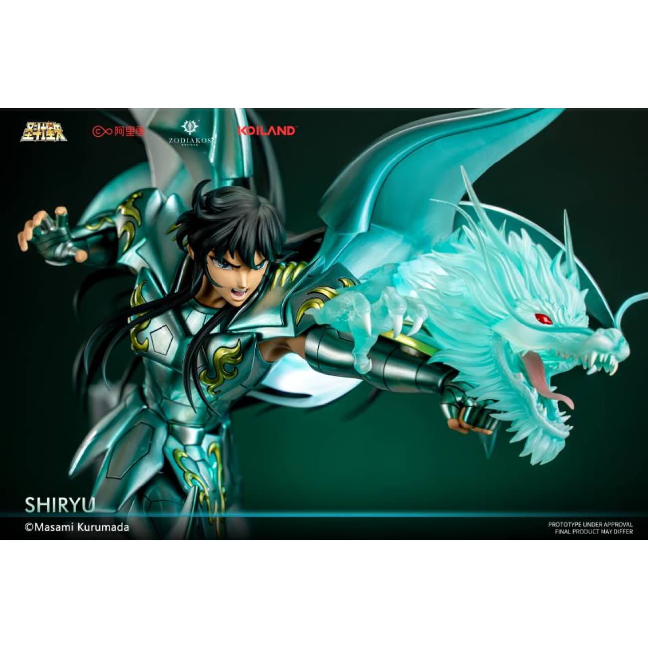 Zodiakos Studio x Masami Kurumada - Dragon Shiryu God Cloth [Licensed]