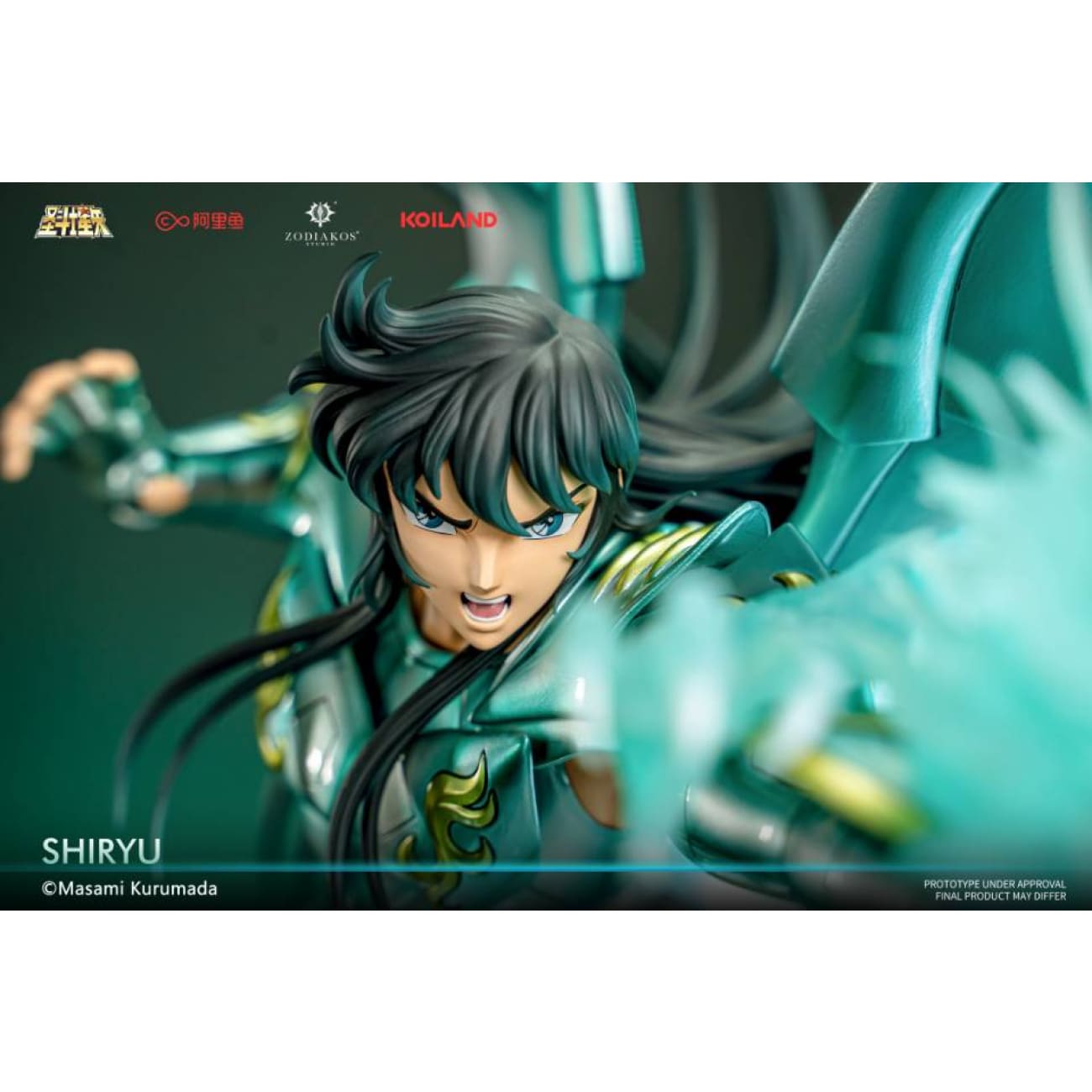 Zodiakos Studio x Masami Kurumada - Dragon Shiryu God Cloth [Licensed]