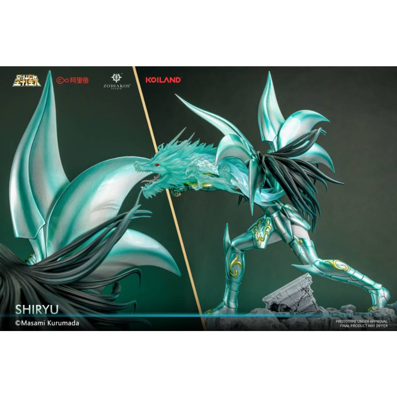 Zodiakos Studio x Masami Kurumada - Dragon Shiryu God Cloth [Licensed]