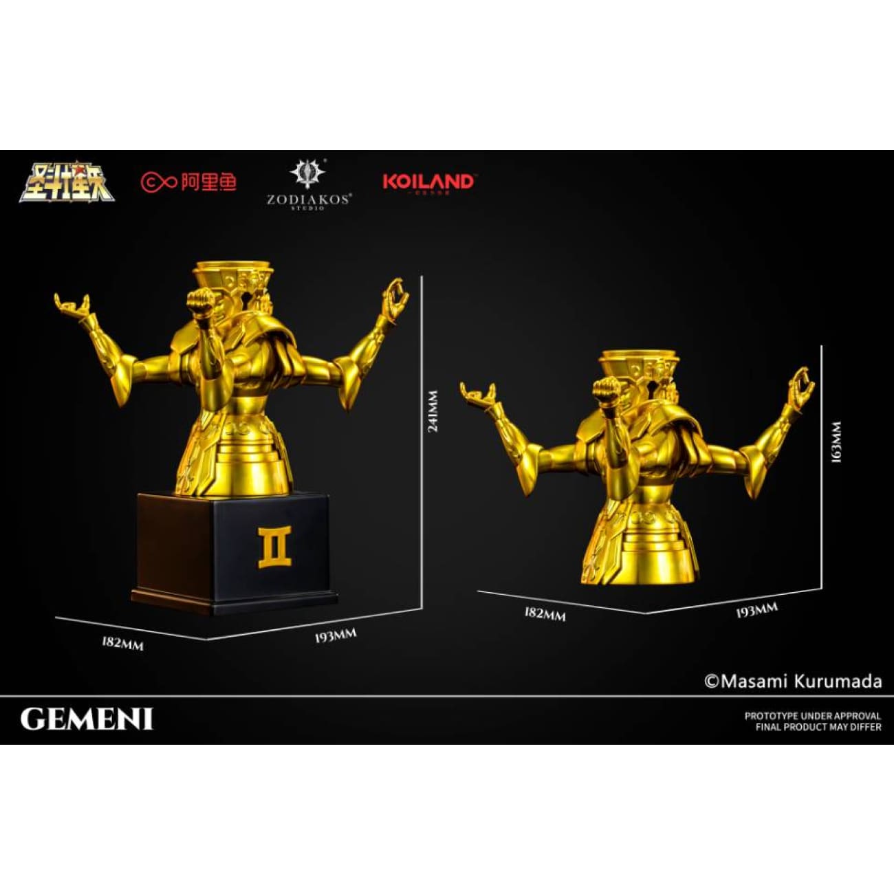 Zodiakos Studio x Masami Kurumada - Gemini Cloth [Licensed] 