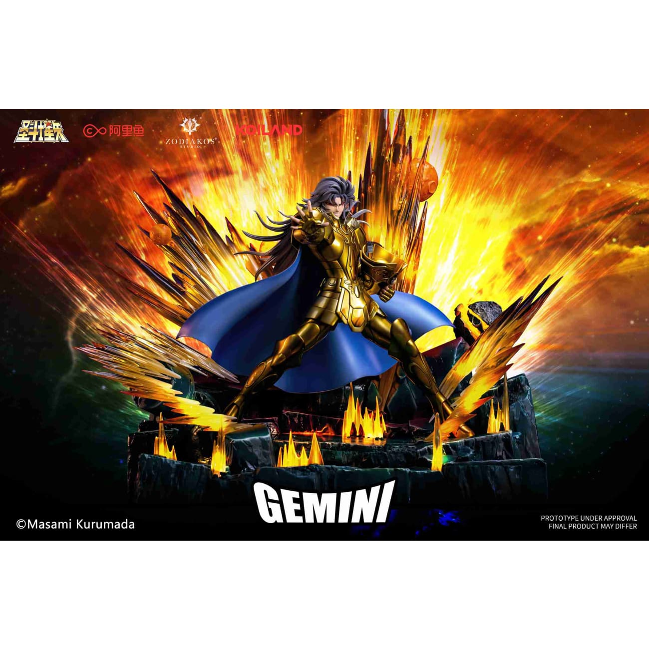 Zodiakos Studio x Masami Kurumada - Gemini Saga / Gemini Kanon [Licensed]