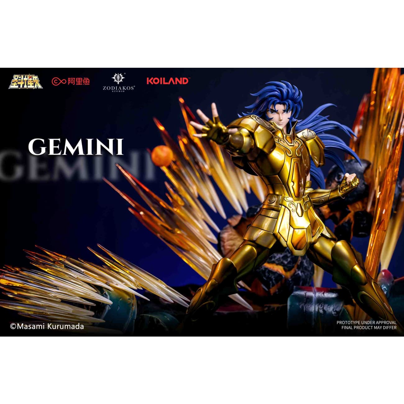 Zodiakos Studio x Masami Kurumada - Gemini Saga / Gemini Kanon [Licensed]
