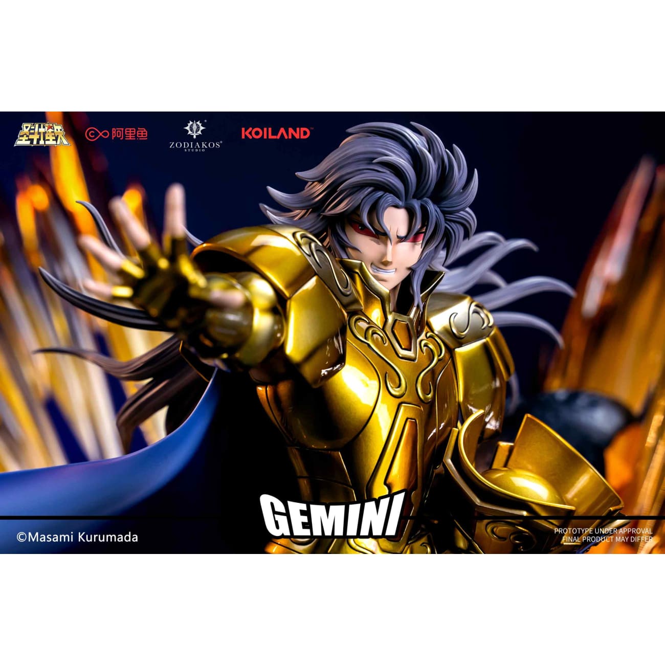 Zodiakos Studio x Masami Kurumada - Gemini Saga / Gemini Kanon [Licensed]