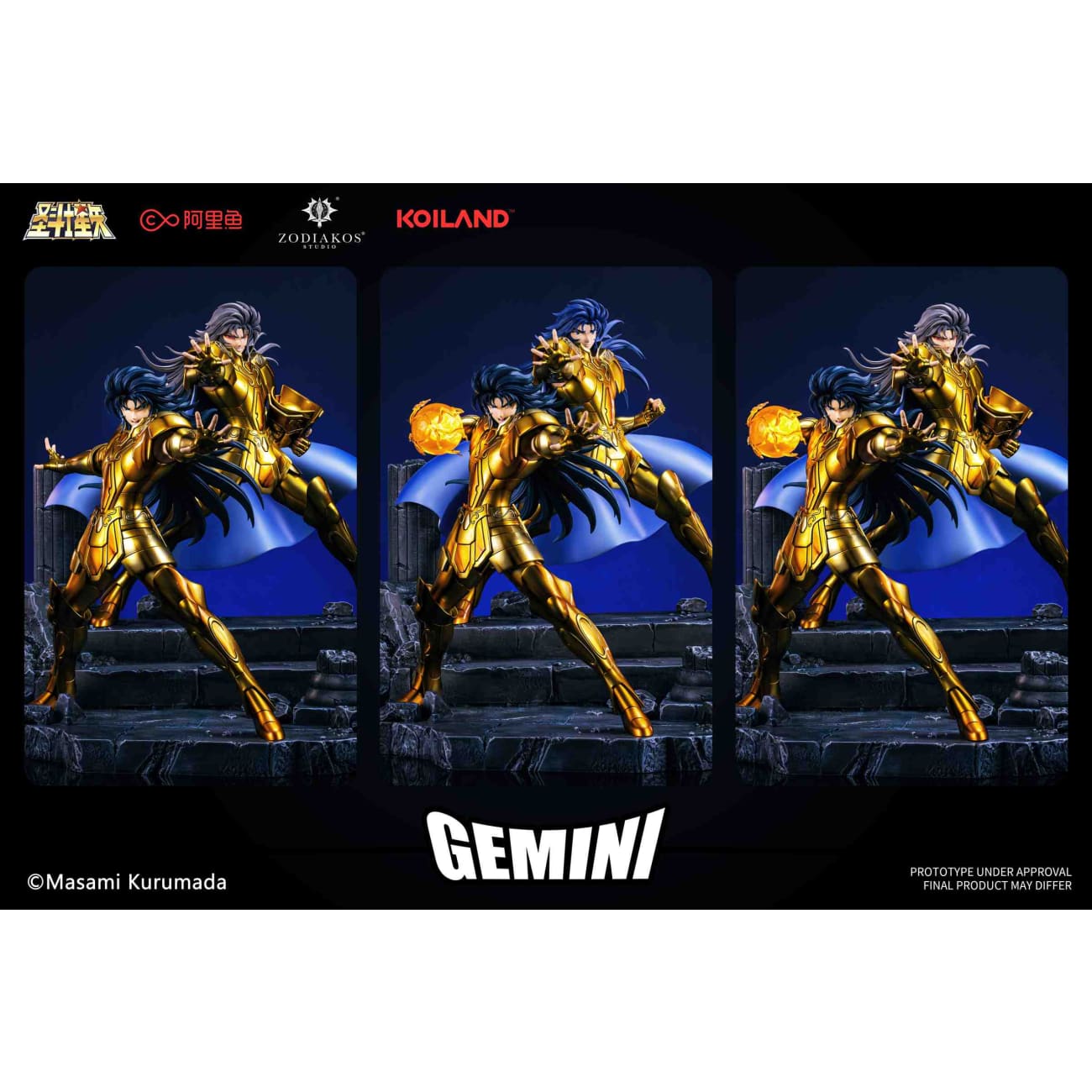 Zodiakos Studio x Masami Kurumada - Gemini Saga / Gemini Kanon [Licensed]