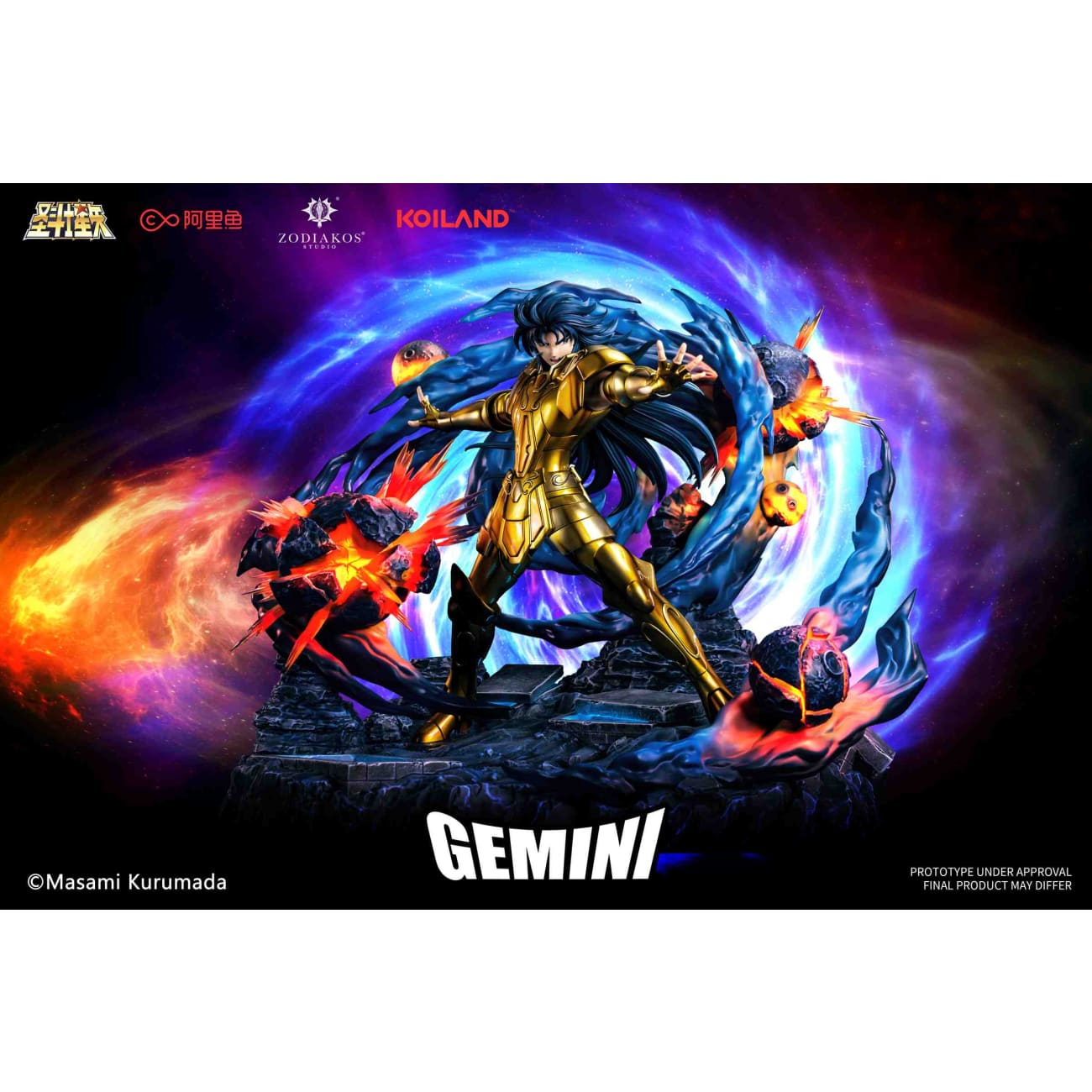 Zodiakos Studio x Masami Kurumada - Gemini Saga / Gemini Kanon [Licensed]