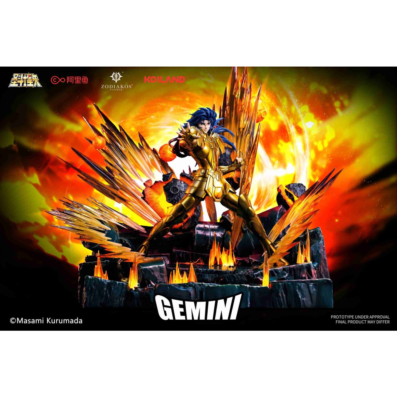 Zodiakos Studio x Masami Kurumada - Gemini Saga / Gemini Kanon [Licensed]