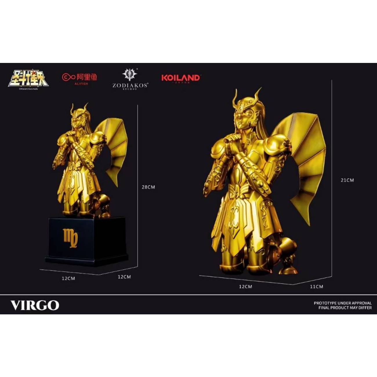 Zodiakos Studio x Masami Kurumada - Gold Saint Virgo Cloth [Licensed]