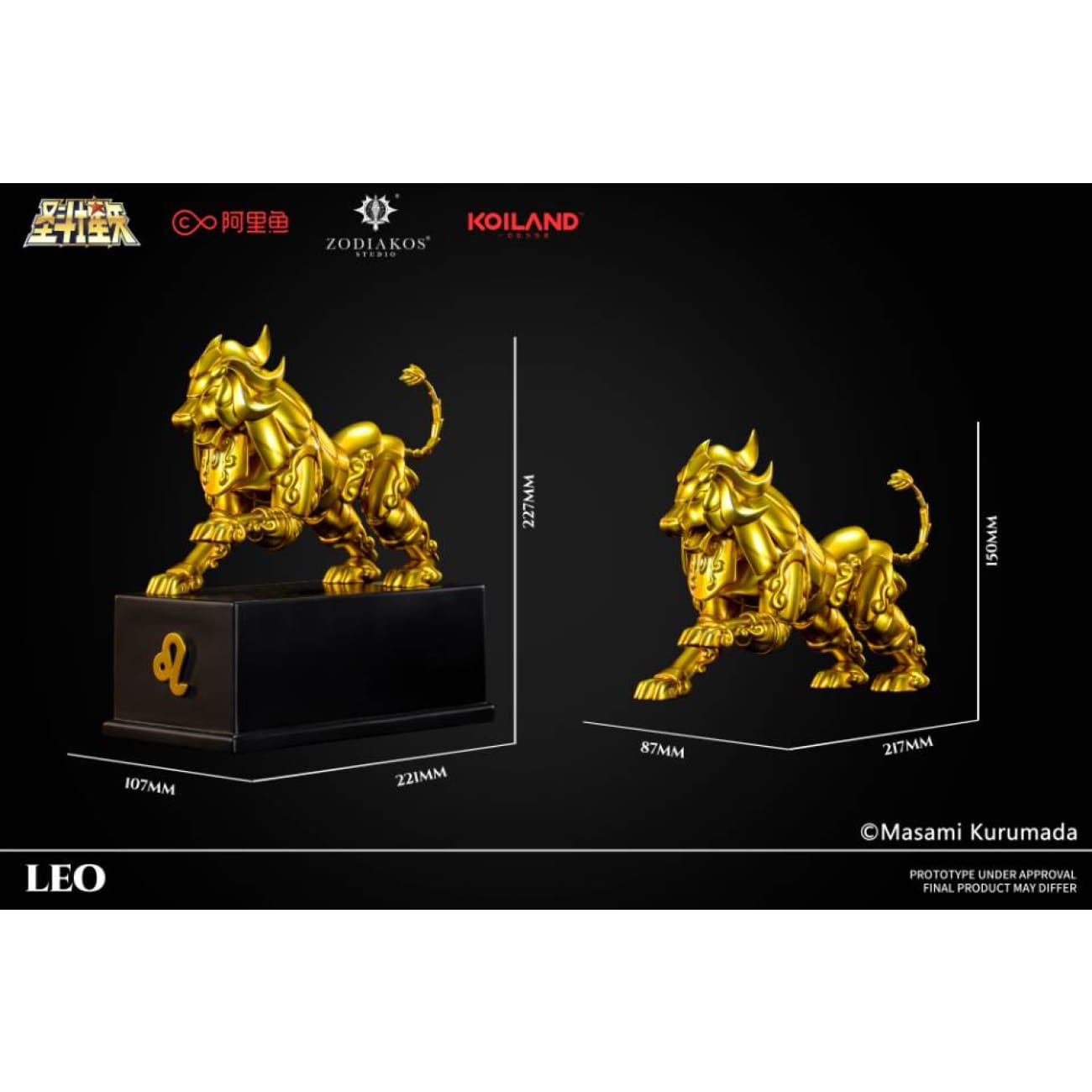 Zodiakos Studio x Masami Kurumada - Leo Cloth [Licensed]