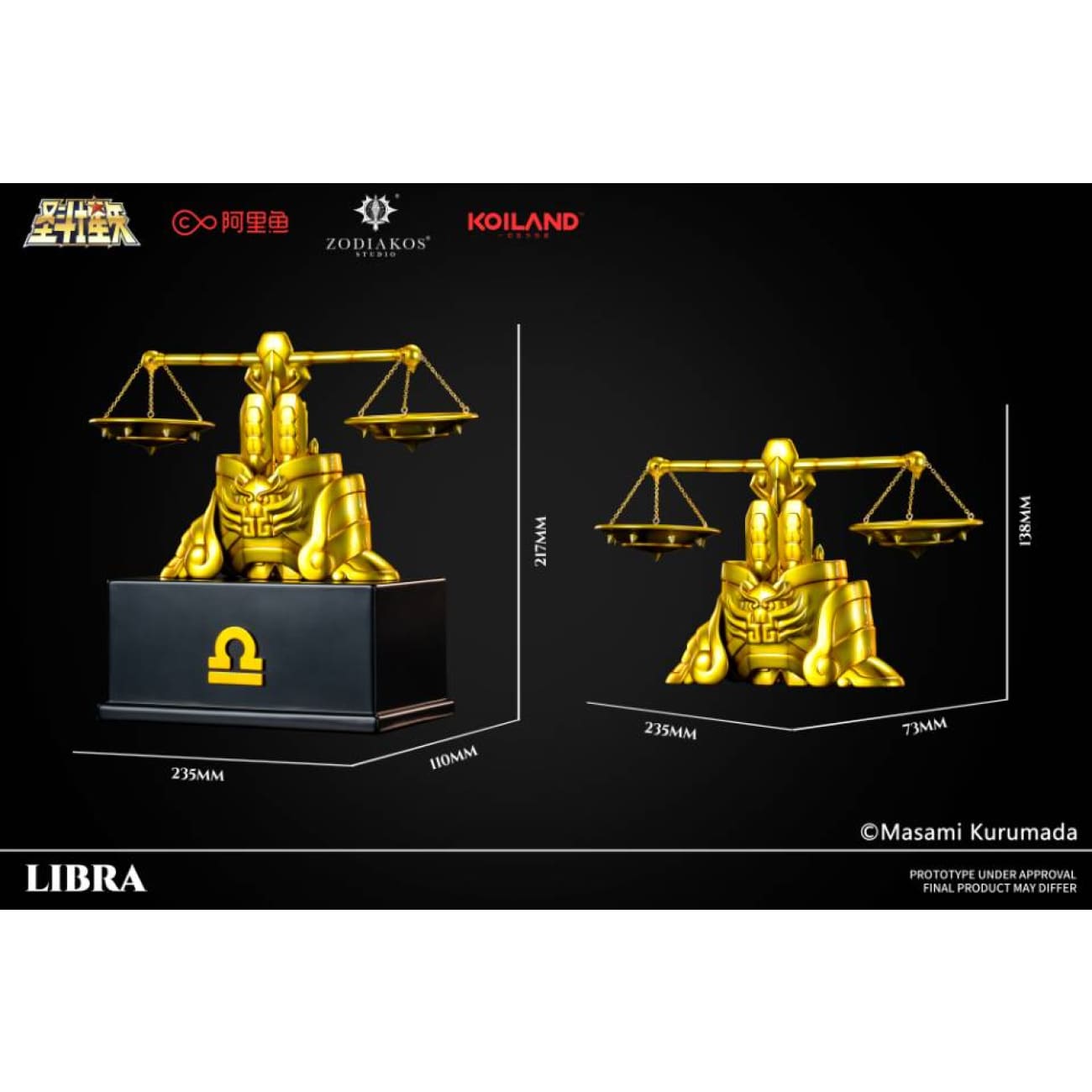 Zodiakos Studio x Masami Kurumada - Libra Cloth [Licensed]