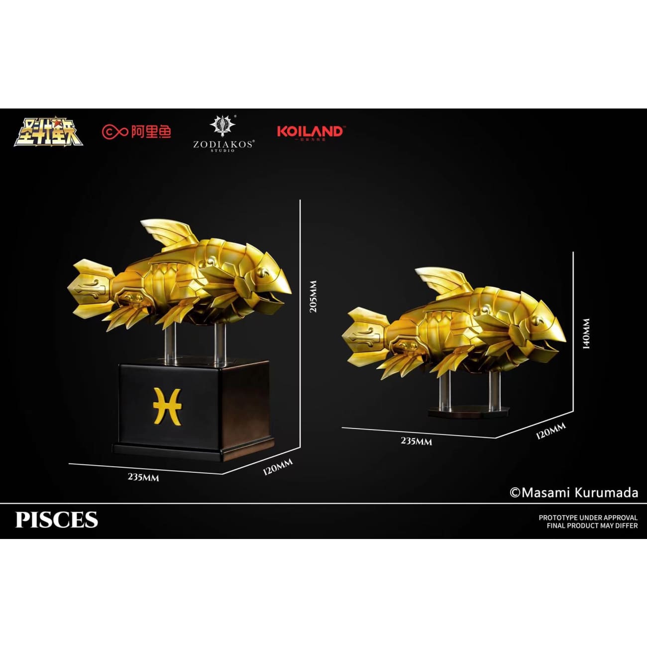 Zodiakos Studio x Masami Kurumada - Pisces Cloth [Licensed]