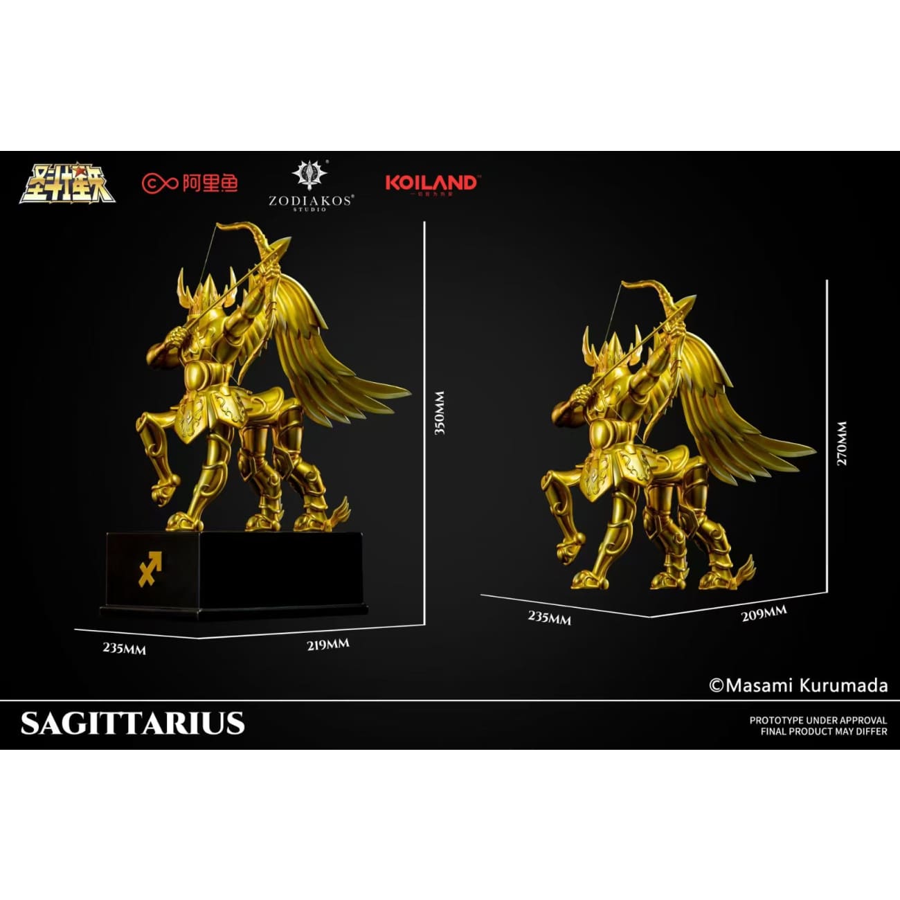 Zodiakos Studio x Masami Kurumada - Sagittarius Cloth [Licensed]