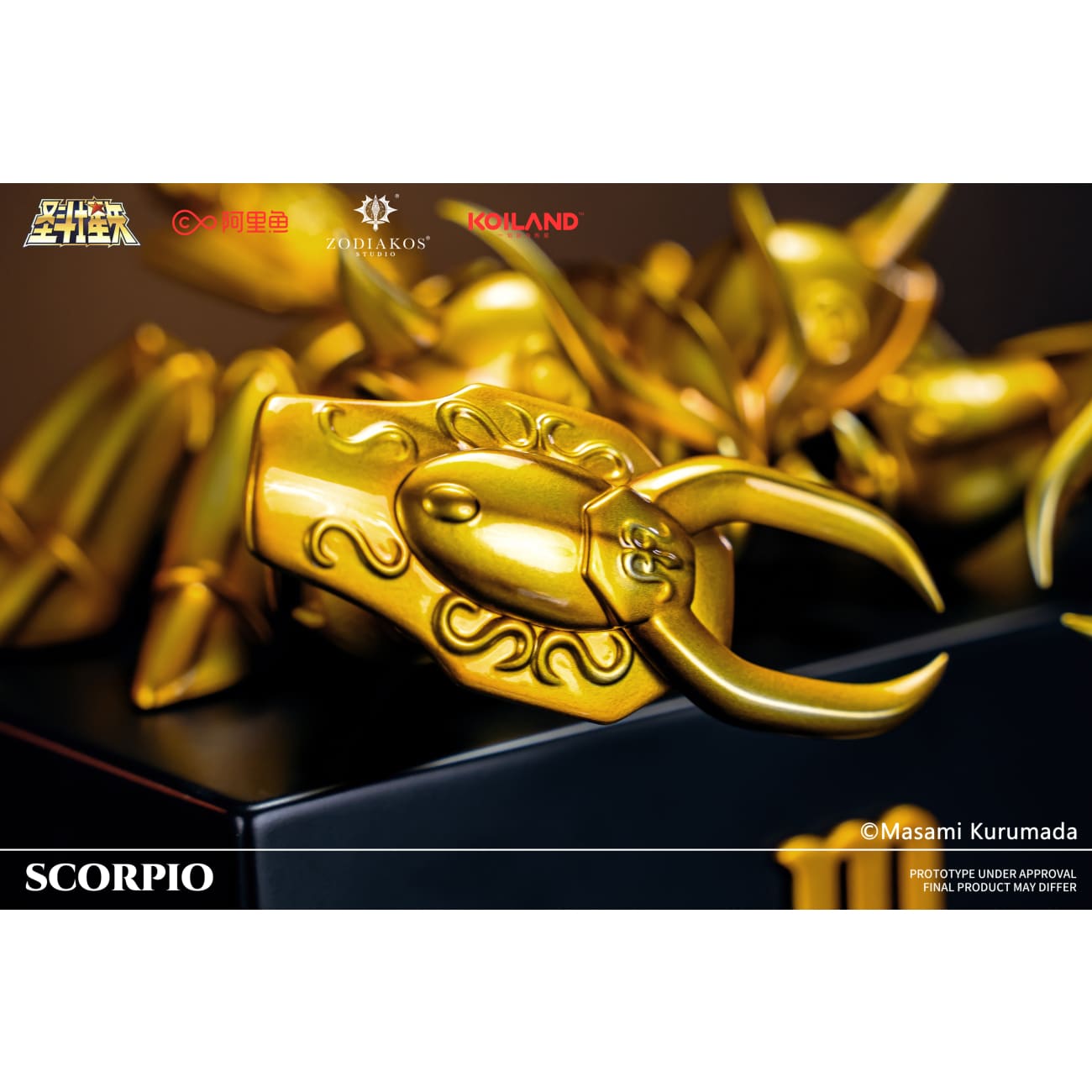 Zodiakos Studio x Masami Kurumada - Scorpio Cloth [Licensed]