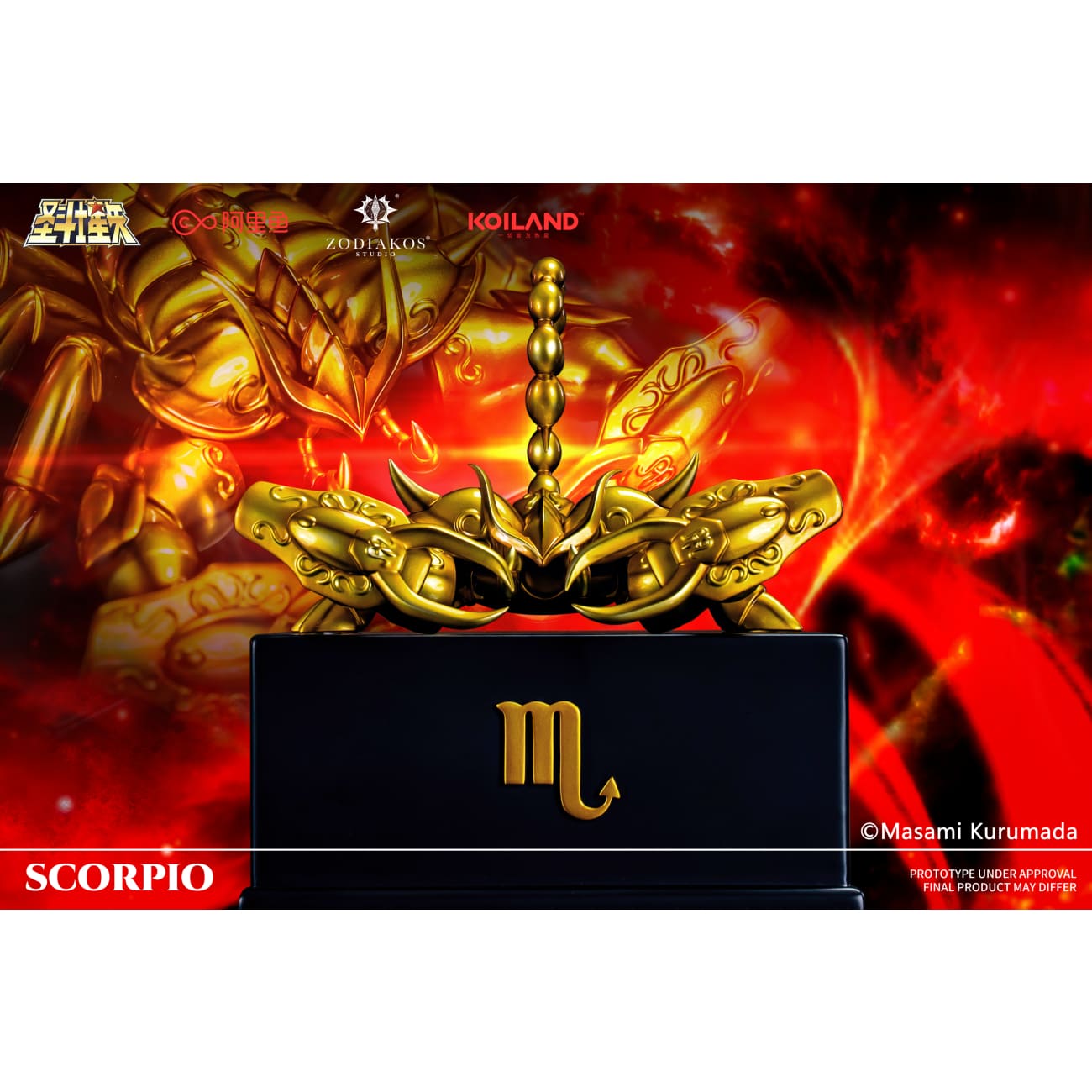 Zodiakos Studio x Masami Kurumada - Scorpio Cloth [Licensed]