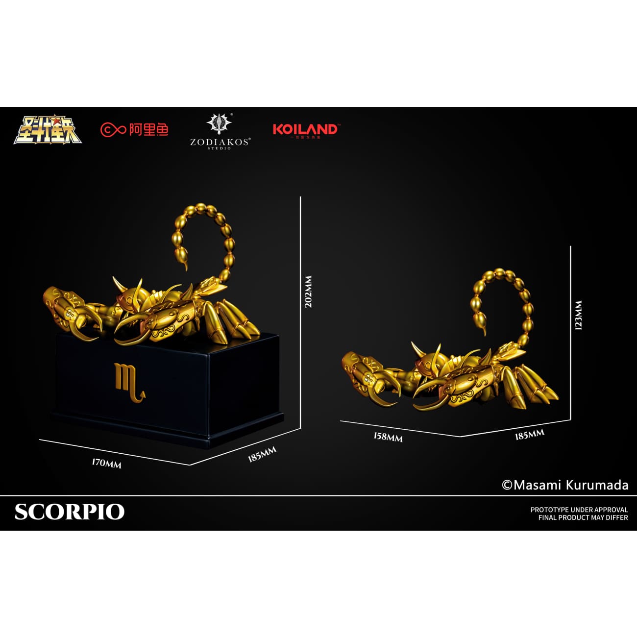 Zodiakos Studio x Masami Kurumada - Scorpio Cloth [Licensed]