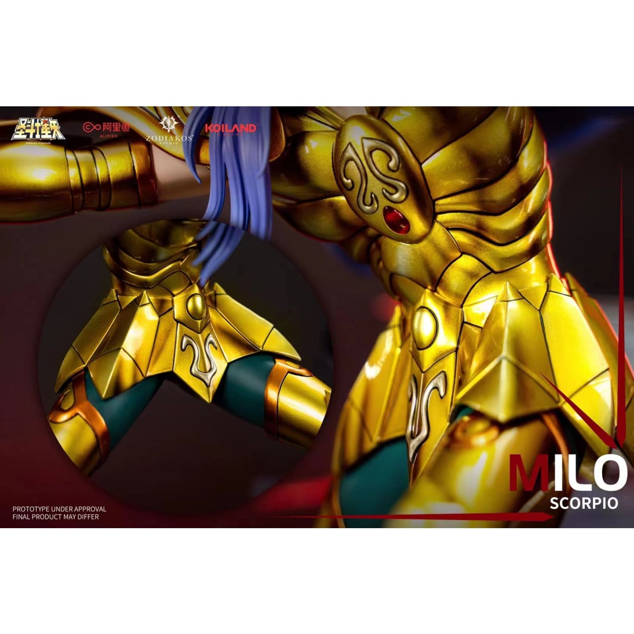Zodiakos Studio x Masami Kurumada - Scorpio Milo  [Licensed] 