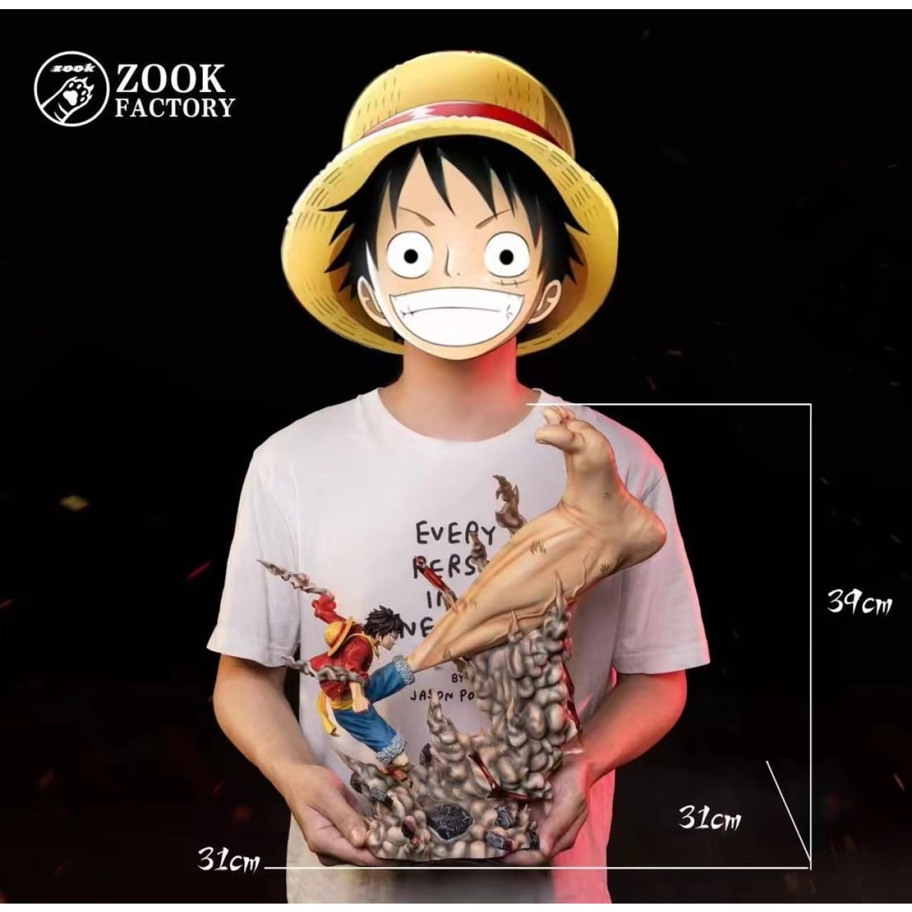 Zook Factory - Big Feet Monkey D. Luffy [Normal Feet Version / Haki Feet Version]