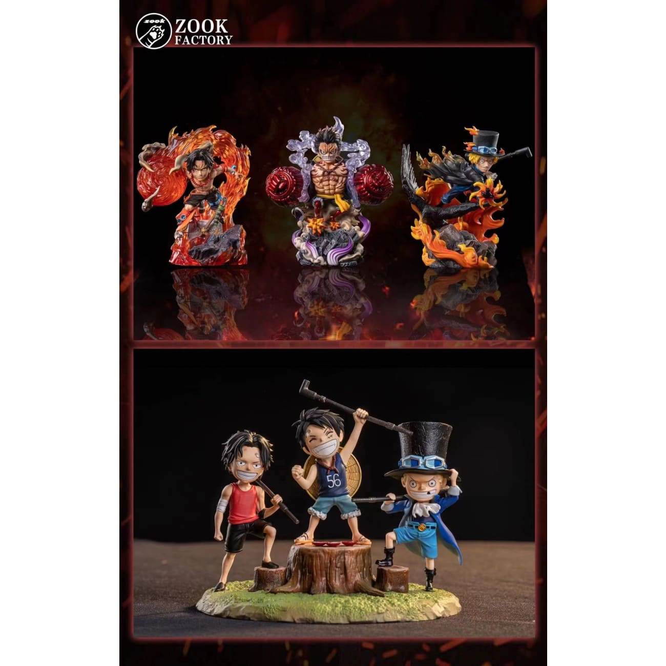 Zook Factory  - Monkey D Luffy and Young Luffy [WCF]