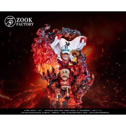 Zook Factory - Sakazuki Akainu and Kid Akainu