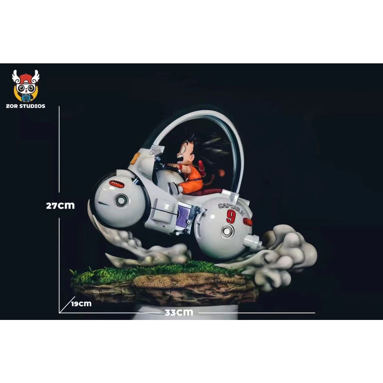 Zor Studio - Yang Son Goku on bike [Purple / Orange]