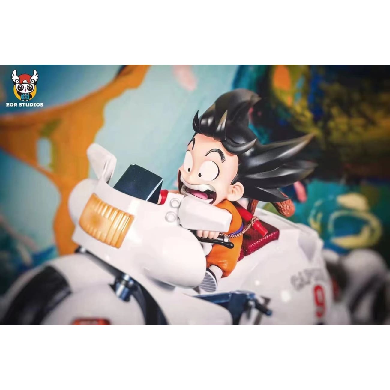 Zor Studio - Yang Son Goku on bike [Purple / Orange]