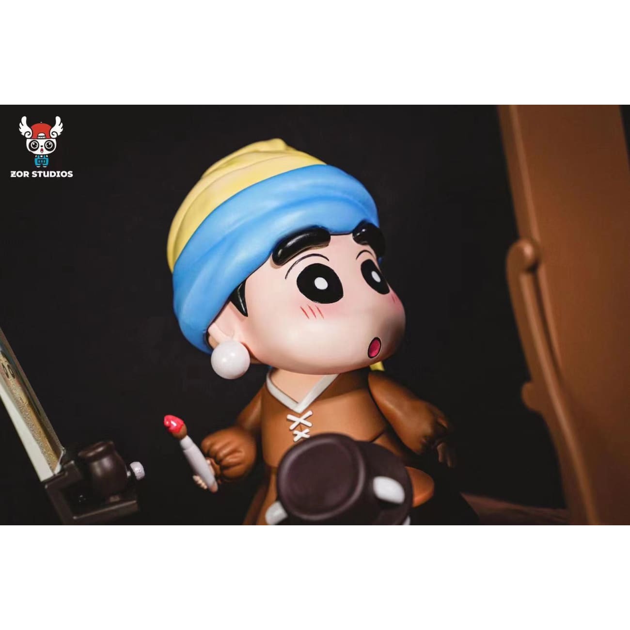 Zor Studios - Crayon Shin Chan Cosplay Girl with a Pearl Earring