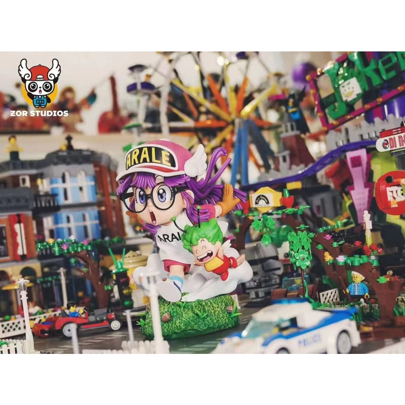 ZOR Studios - Running Norimaki Arale and Gatchan