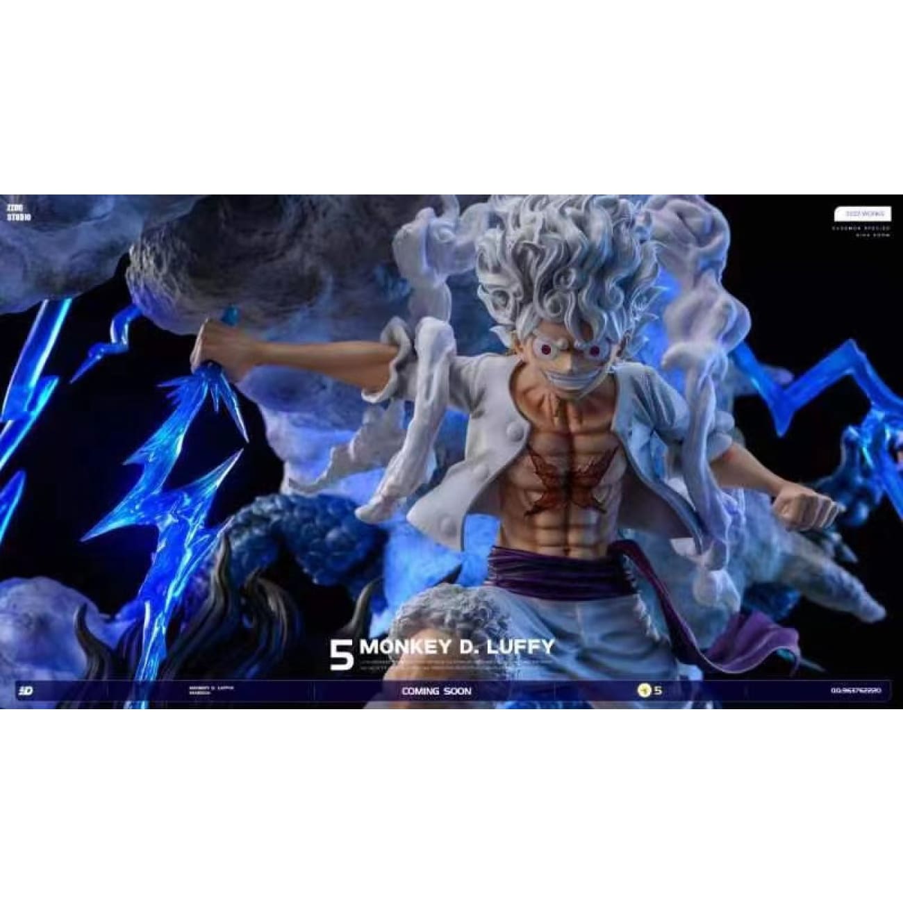 ZZDD Studio - Sun God Nika Luffy Gear 5 vs Kaido