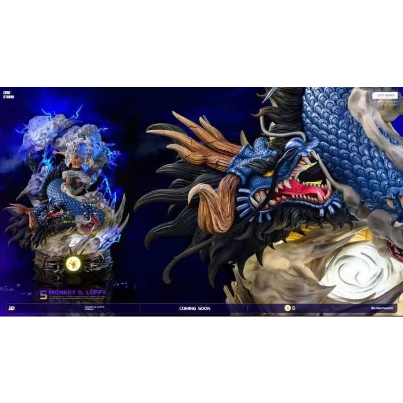 ZZDD Studio - Sun God Nika Luffy Gear 5 vs Kaido