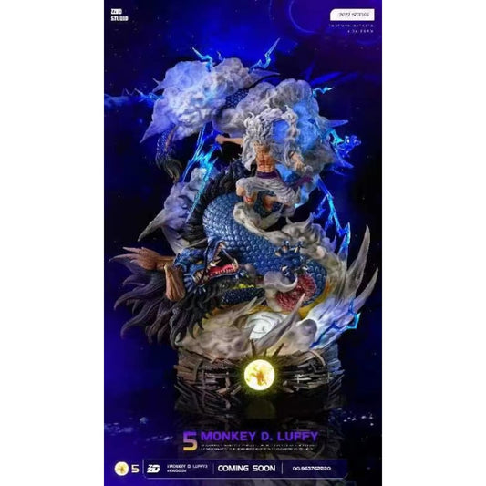ZZDD Studio - Sun God Nika Luffy Gear 5 vs Kaido