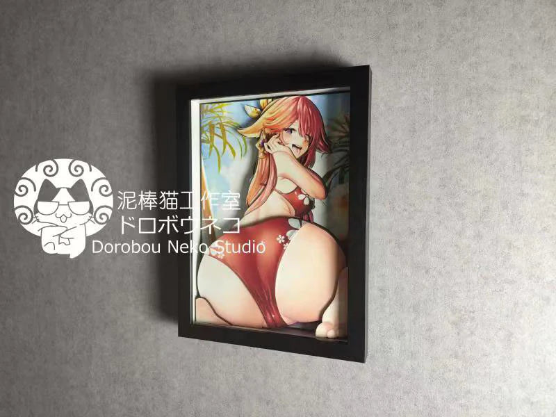 Dorobou Neko Studio - Yae Miko 3D Cast Off Poster Frame [DSRL-006]