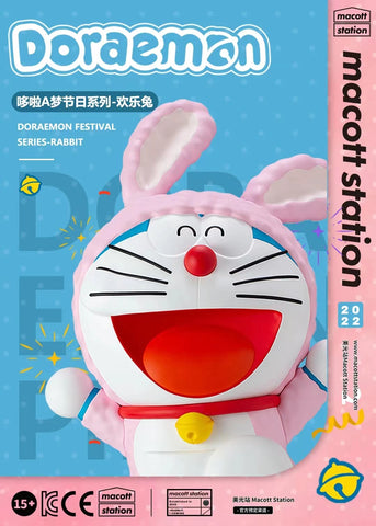 Macott station - Doraemon in Pink bunny outfit