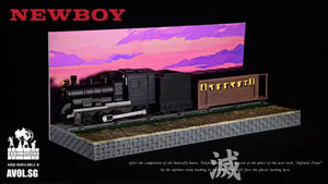 NEW BOY Studio - Demon Slayer Backdrop with train