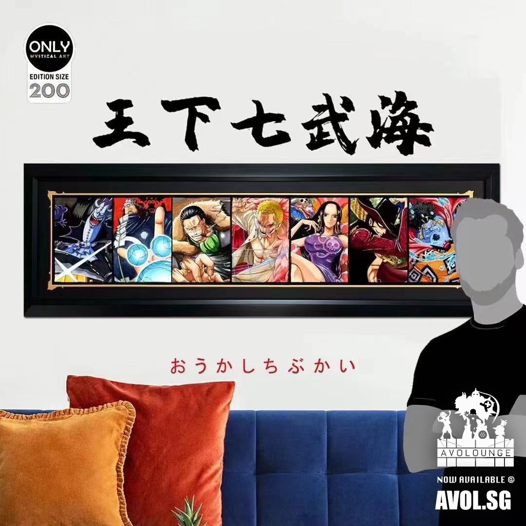 Only mystical Art - One Piece Poster Oka Shichibukai Poster Frame