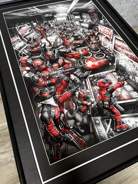 Deadpool Gaming poster frame