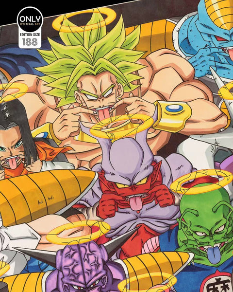 Only Mystical Art - Dragon Ball Ugly face / Foodie Male Characters Anime / Beauty Female Characters Anime [3 variants]