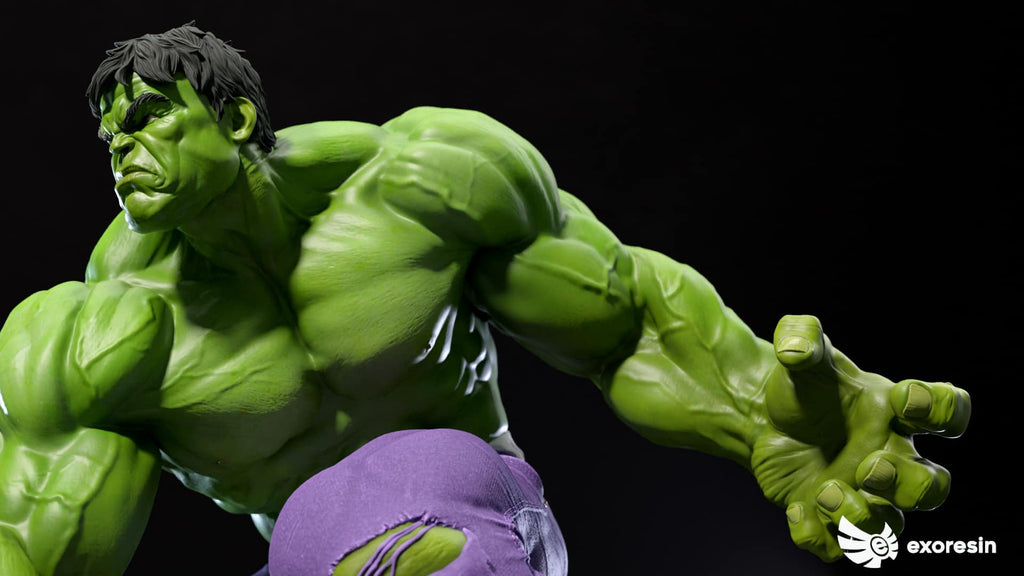 Marvel Resin Hulk Figurine on Letter R - Loose Figure