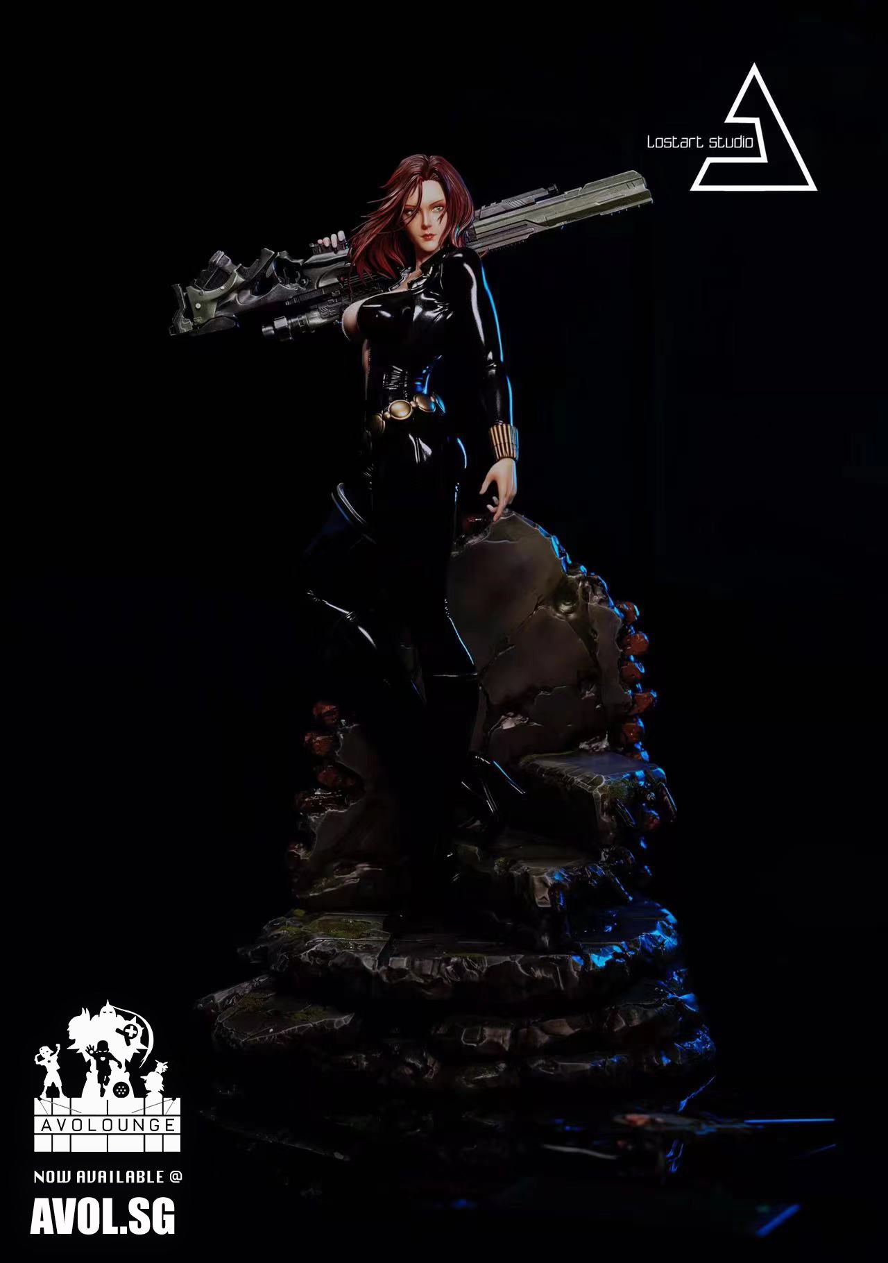 Lostart Studio - Black Widow [ Black / White]