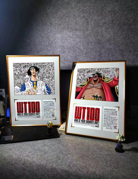 WT 100 - Whitebeard / Kuzan Poster Frame